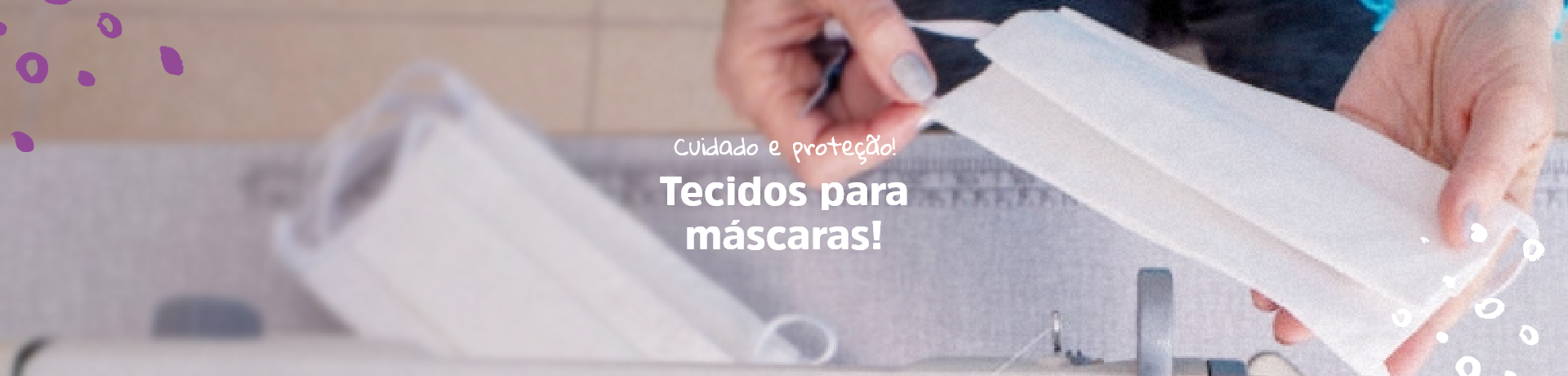 Tecidos para Máscaras - Enrolado Tecidos